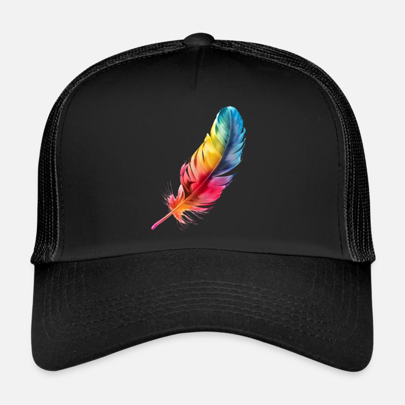 Bird feather: Lightweight with ingenious function Trucker Cap