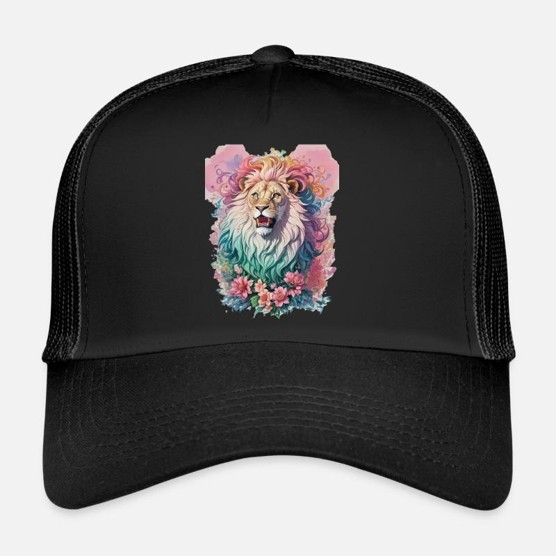 Löwe Wasserfarbe Trucker Cap