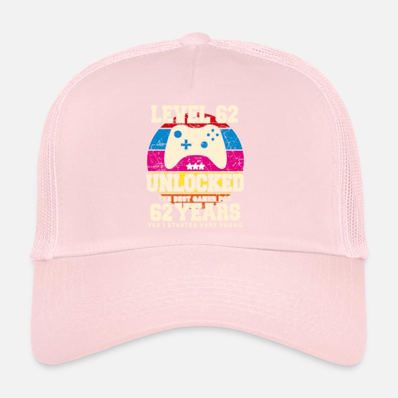 Original 1962 62 Year Old Level 62 Unlock Trucker Cap