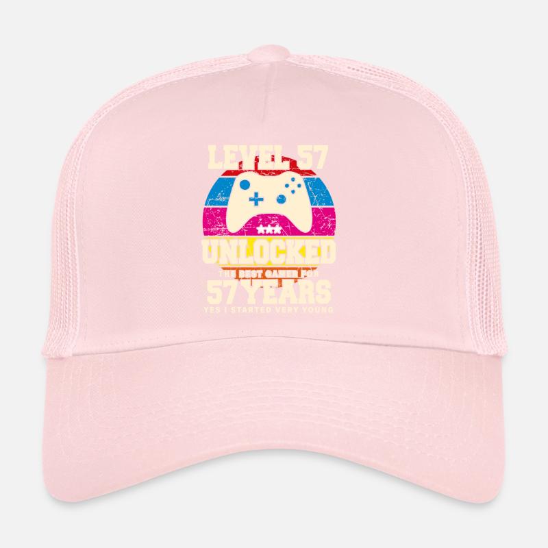 Original 1967 57 Year Old Level 57 Unlock Trucker Cap