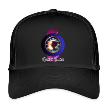 Carpe Diem - Trucker Cap - black/black - Front