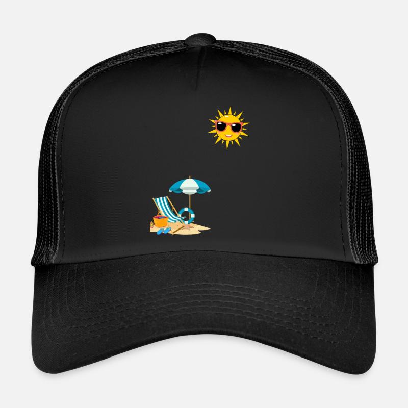 Soleil au bord de plage Casquette trucker 