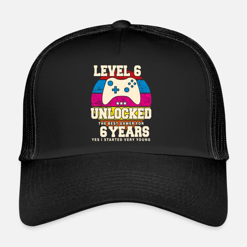Original 2018 6 Jahre Level 6 freischalten Trucker Cap