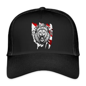 Stay fierce in the Dirt - Trucker Cap - black/black - Front