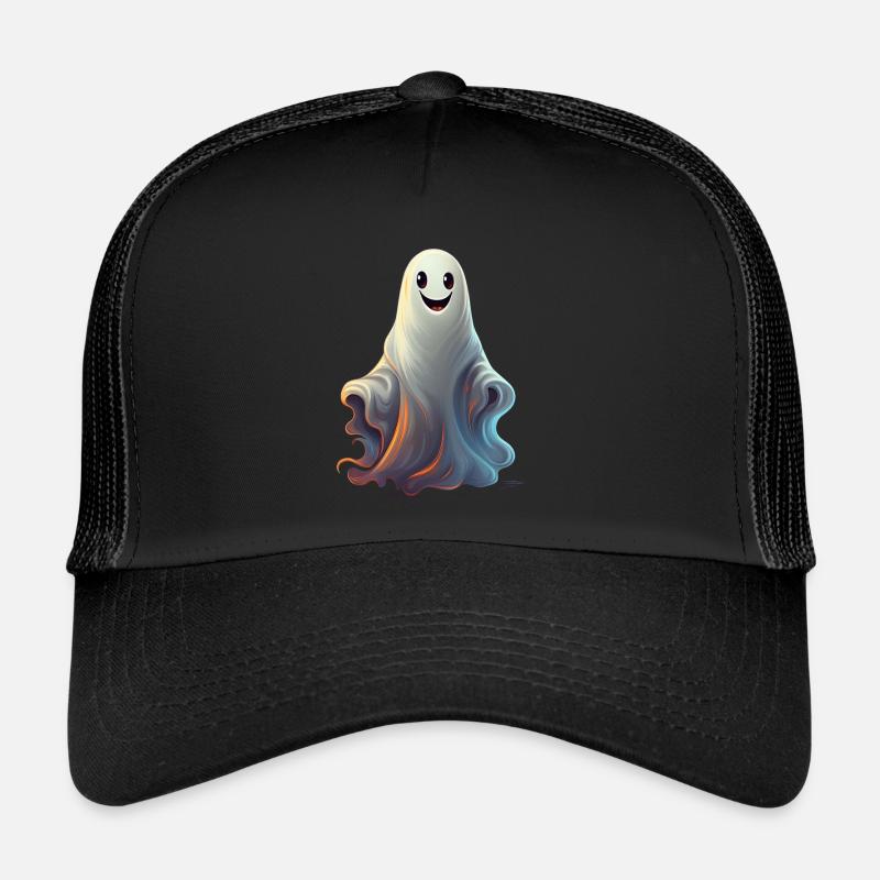A cute ghost suitable for Halloween Trucker Cap