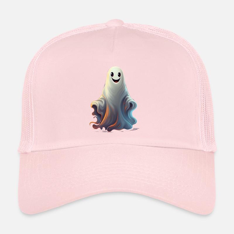 A cute ghost suitable for Halloween Trucker Cap