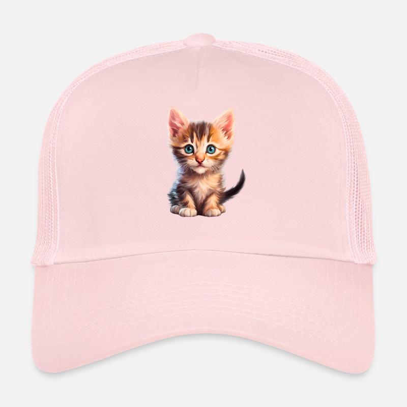 Chaton mignon Casquette trucker 