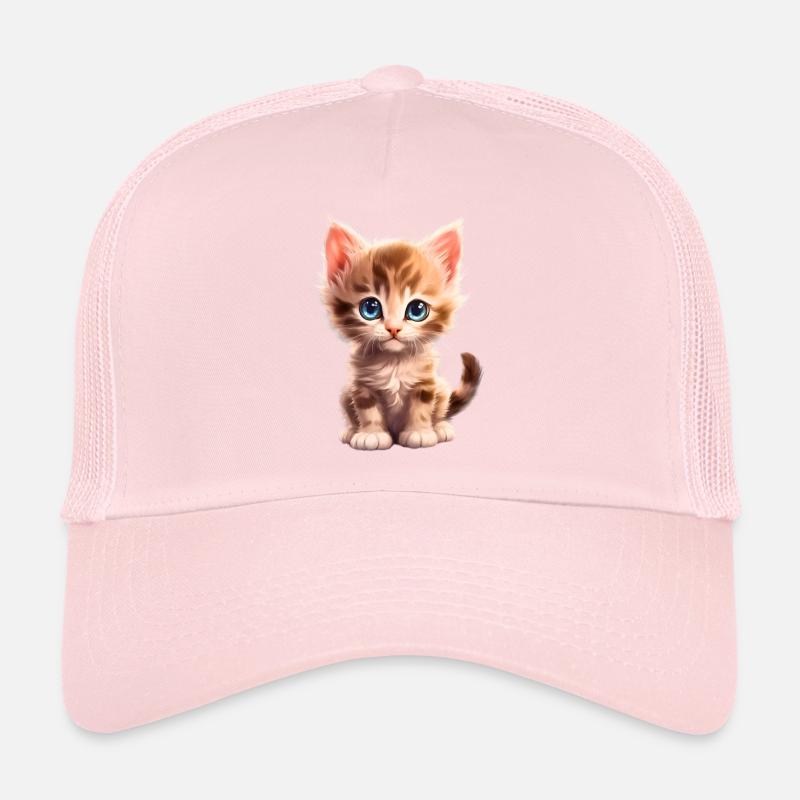Chaton mignon Casquette trucker 