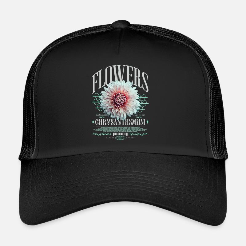 Chrysanthemum Chrysanthemums Trucker Cap