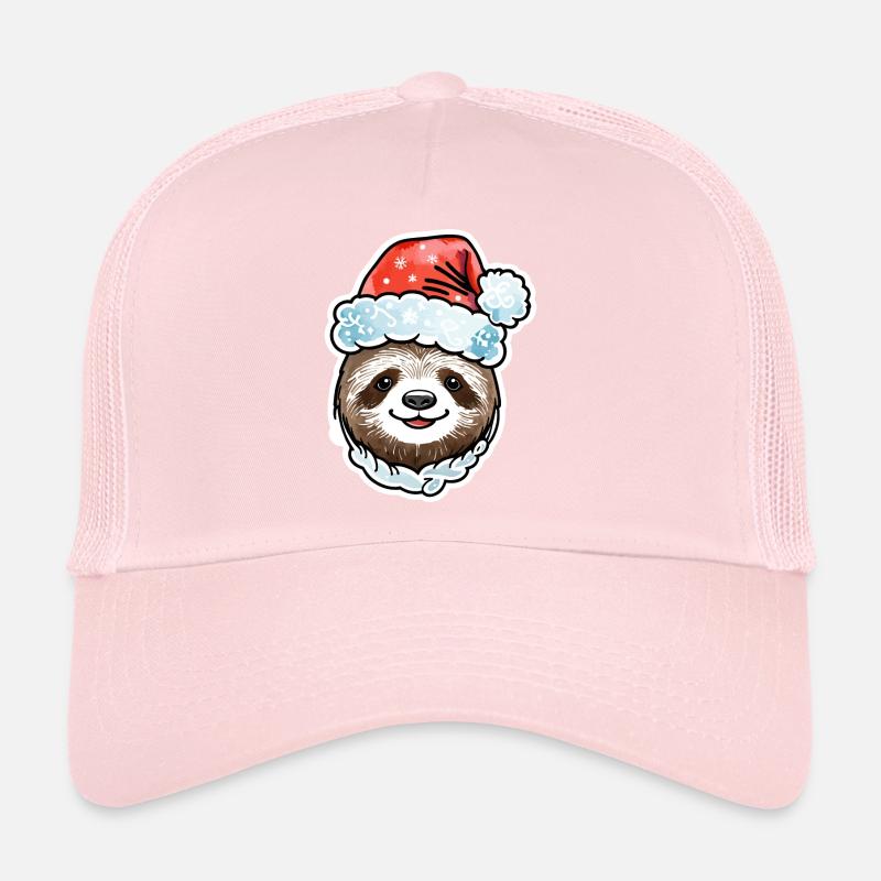 Dessin de Noël paresseux Casquette trucker 