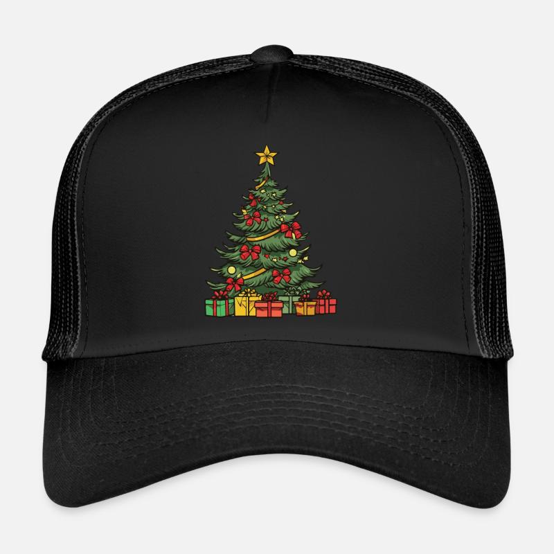 Fir tree Xmas Christmas Trucker Cap