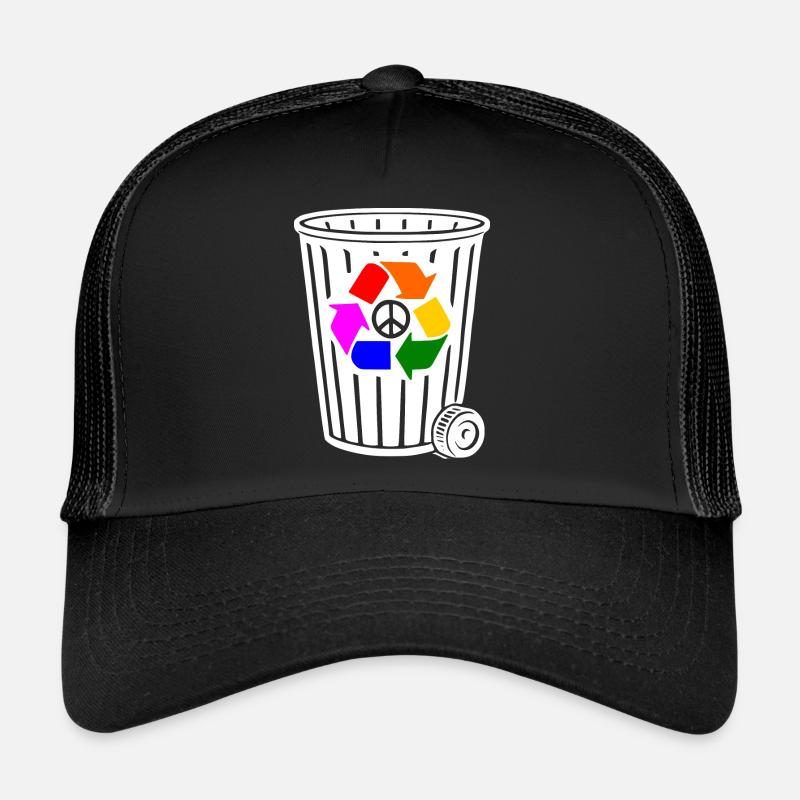 Peace Recycling Peacezeichen Trucker Cap