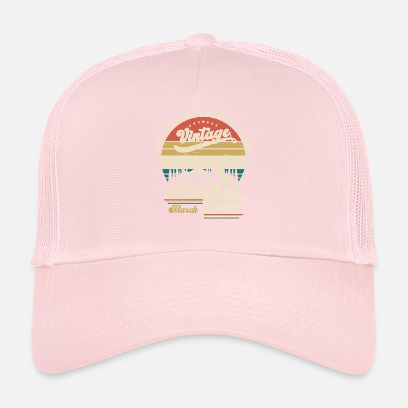18. Geburtstag Geschenk Mann Vintage März 2007 Trucker Cap