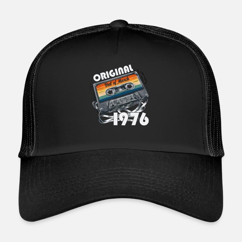 50. Geburtstag Geschenk Mann Kassette März 1976 Trucker Cap