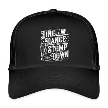 Line Dance Stomp Down Country Dance - Trucker Cap - black/black - Front