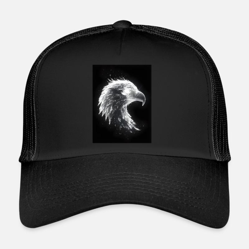 Cadeau Eagle Neon Glow - Casquette trucker  - noir/noir
