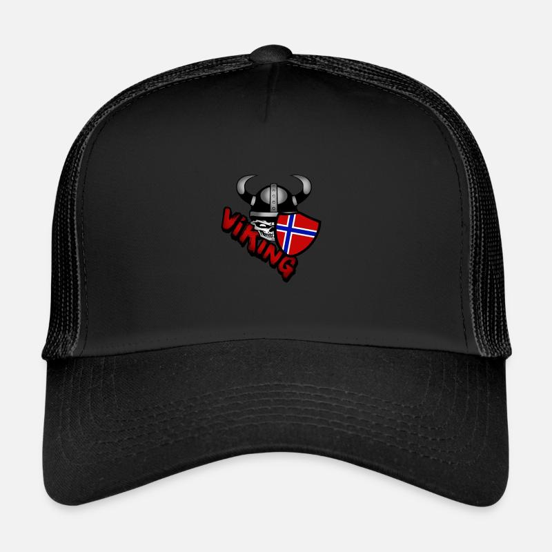 Norvège - Casquette trucker - noir/noir
