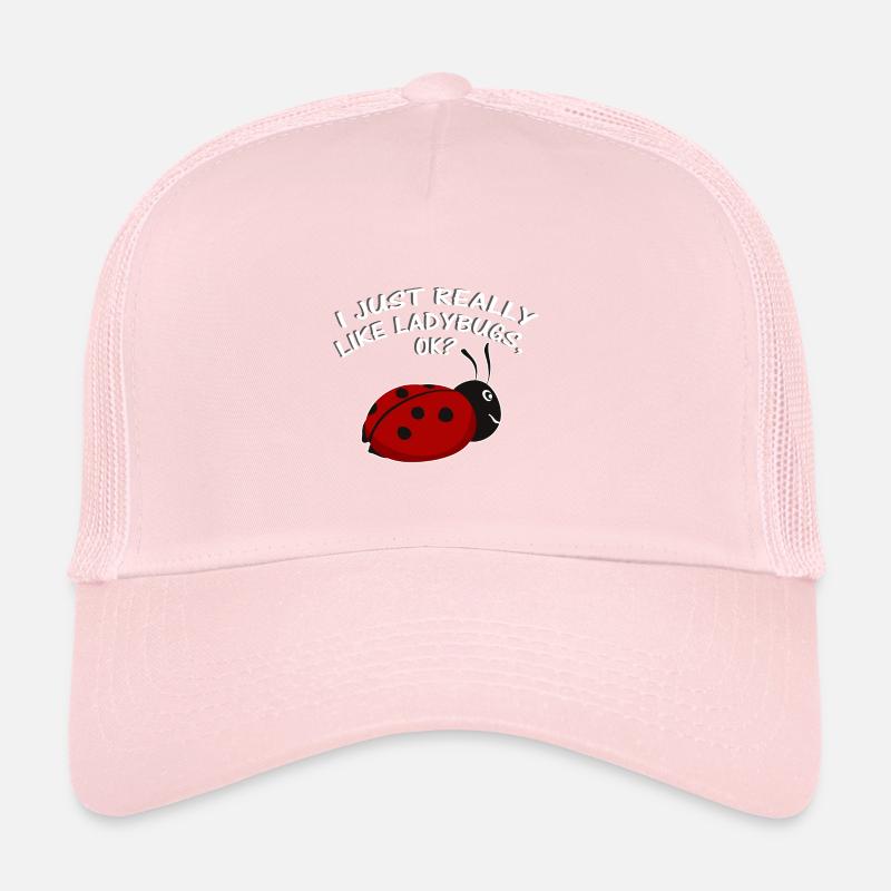 Ladybug Glück Glückskäfer Marienkäfer Spruch Trucker Cap