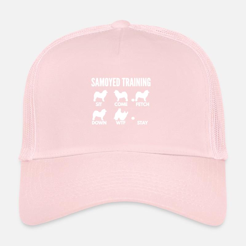 Samoyed Training Samoyed Hund Tricks T-Shirt Trucker Cap