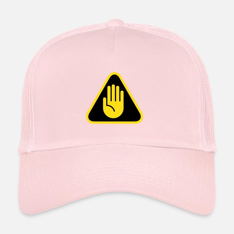 Stop Symbol Trucker Cap