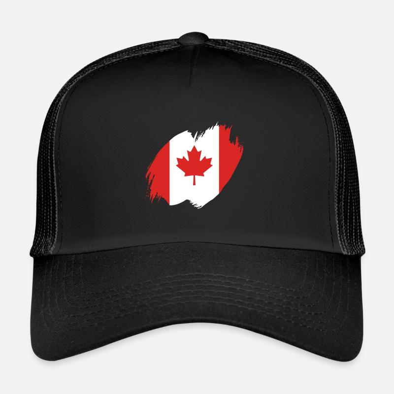 Canada Flag Maple Leaf Canadian Flag Canada Trucker Cap