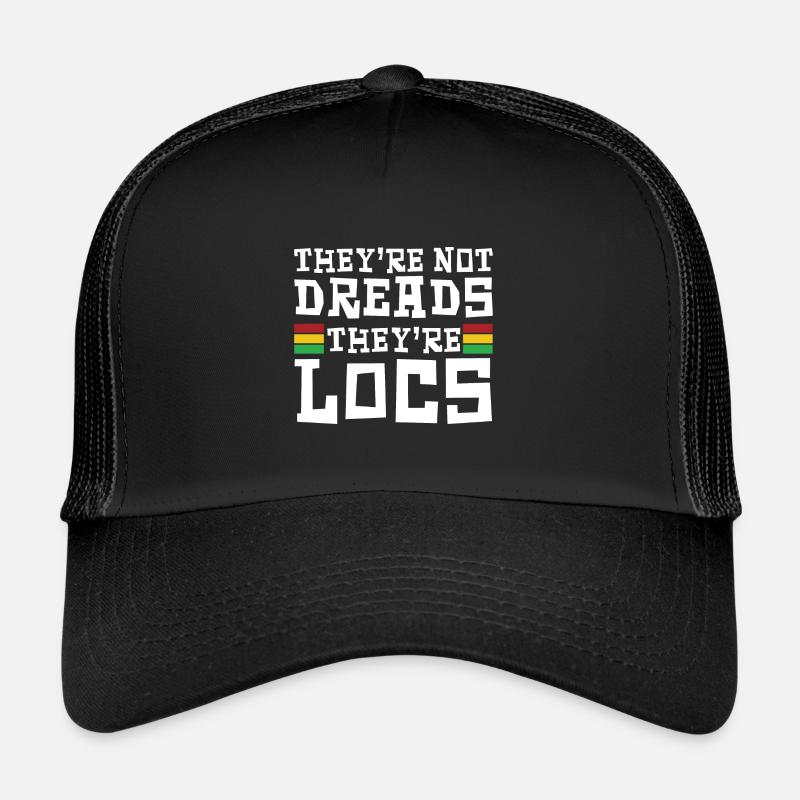 Dreadlocks Rasta Hair Dreads Rastafari Trucker Cap