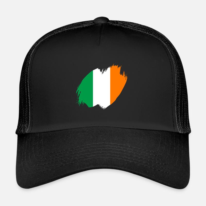 Drapeau irlandais Vintage Drapeau irlandais Dublin Casquette trucker 