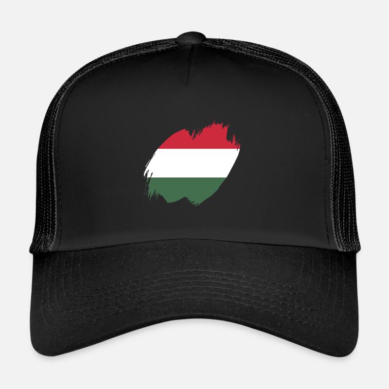 Hongrie Drapeau Hongrois Drapeau Balaton Hongrie Casquette trucker 