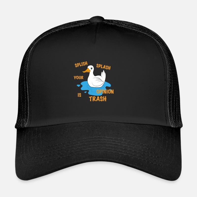 Funny duck saying Trucker Cap