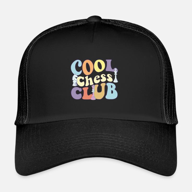 Cool Chess Club Chess Tournament Board Game Trucker Cap