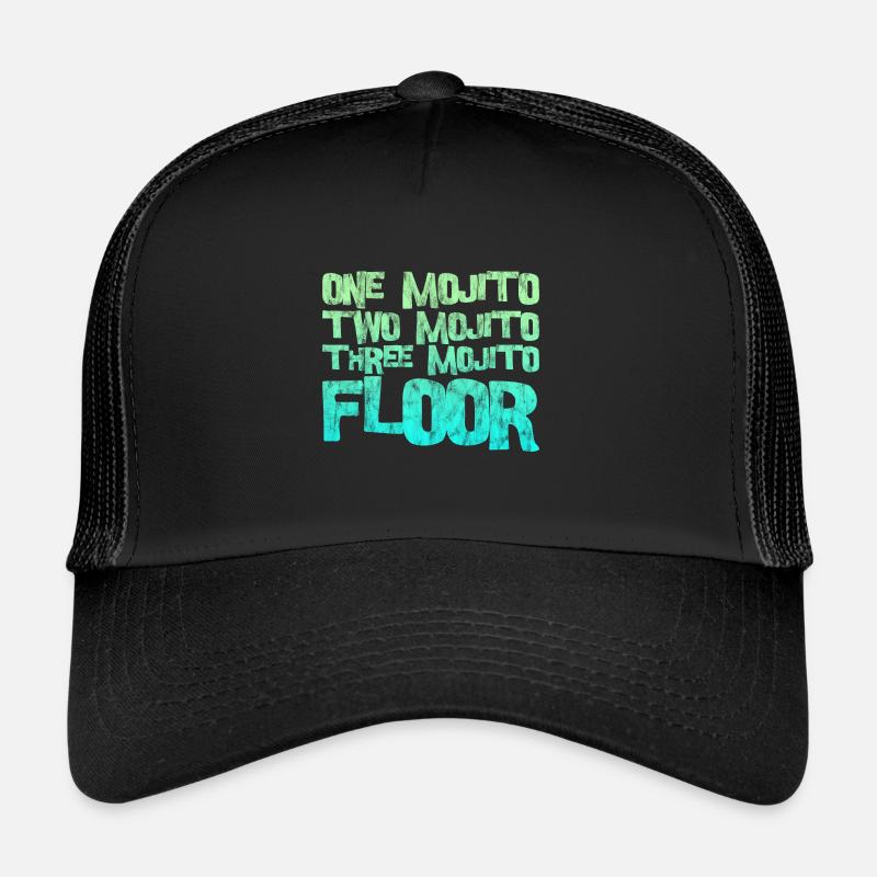 Un Mojito Deux Mojito Trois Mojito Étage 3 Casquette trucker 