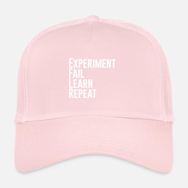 Expérimenter, Échouer, Apprendre, Répéter Casquette trucker 
