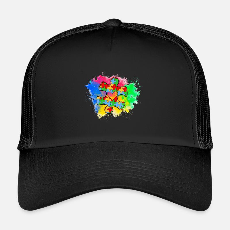 Casse-tête de l’autisme Casquette trucker 