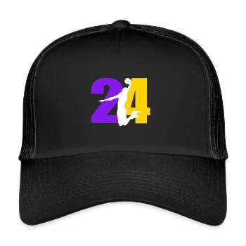 RIP Basketball Player - Trucker Cap - black/black - Front