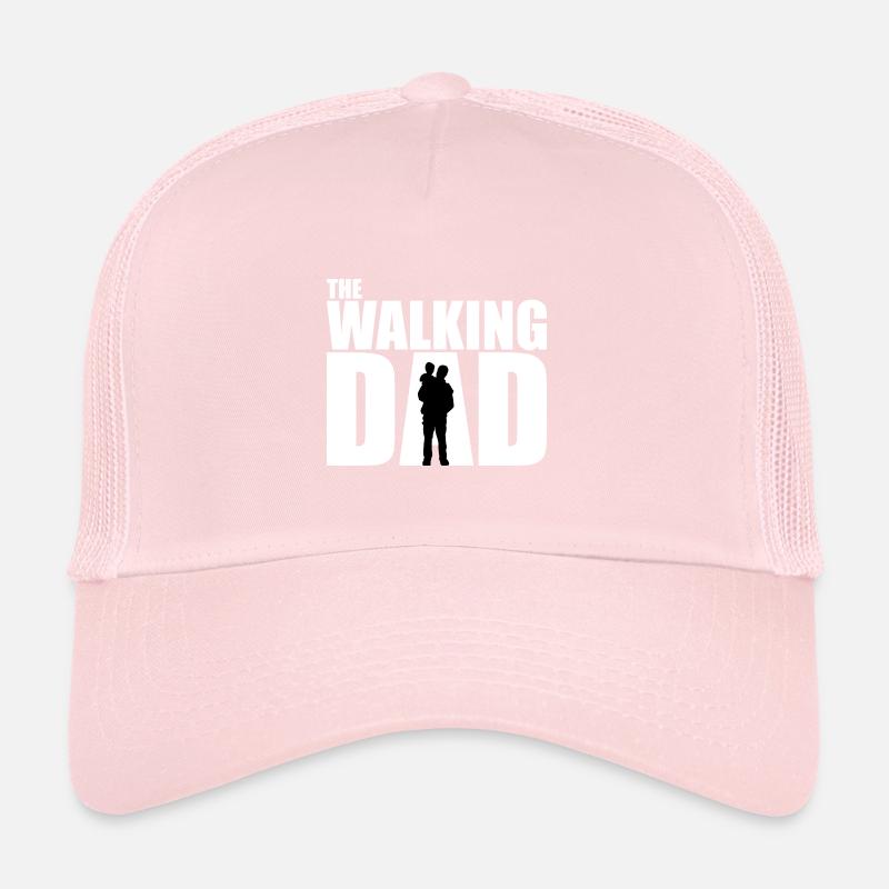 The WALKING DAD blanc Casquette trucker 