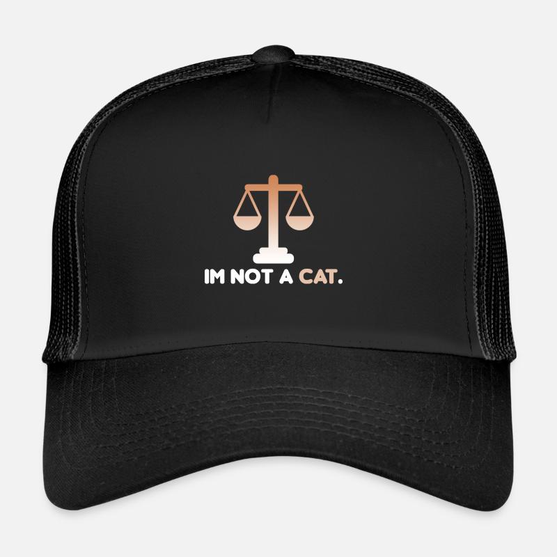 Drôle d’avocat Je ne suis pas un chat avocat Beratun Casquette trucker 