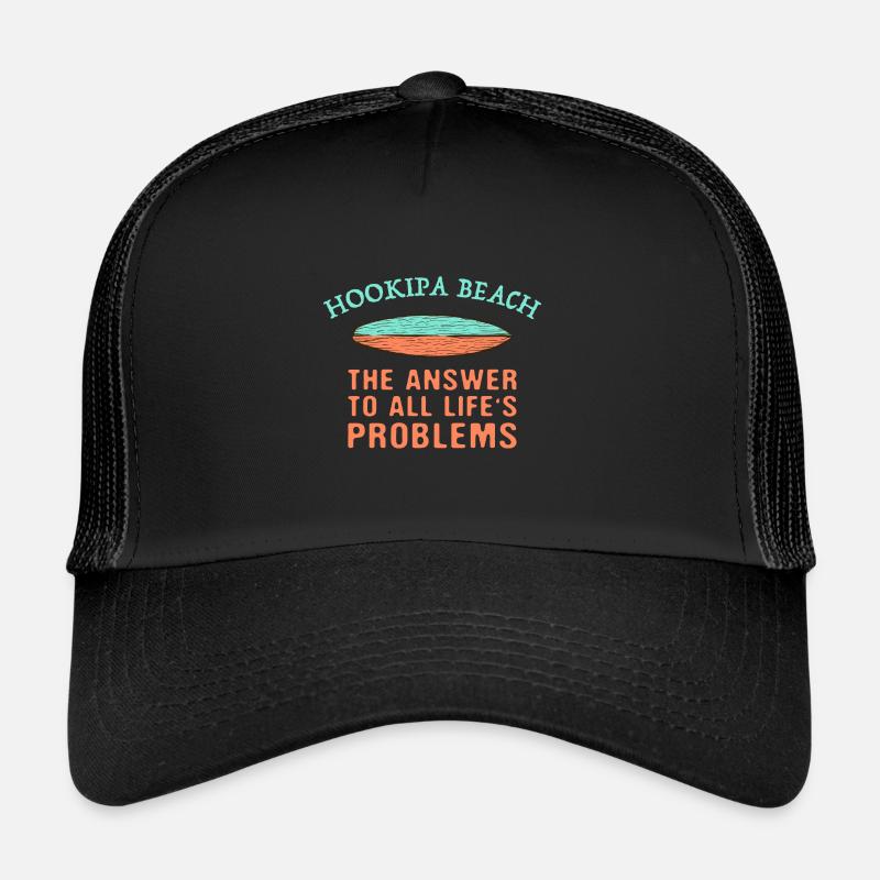 Hookipa Beach Réponse à tous les problèmes de la vie Casquette trucker 