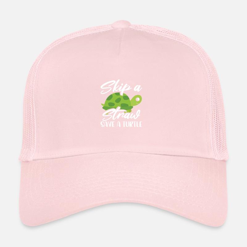 Marine conservation Gift Skip a Straw Save a Trucker Cap