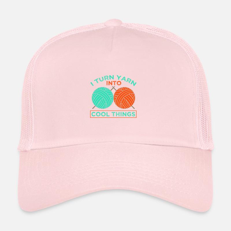 Strickgeschenke verwandeln Garn in coole Dinge Stricken Trucker Cap