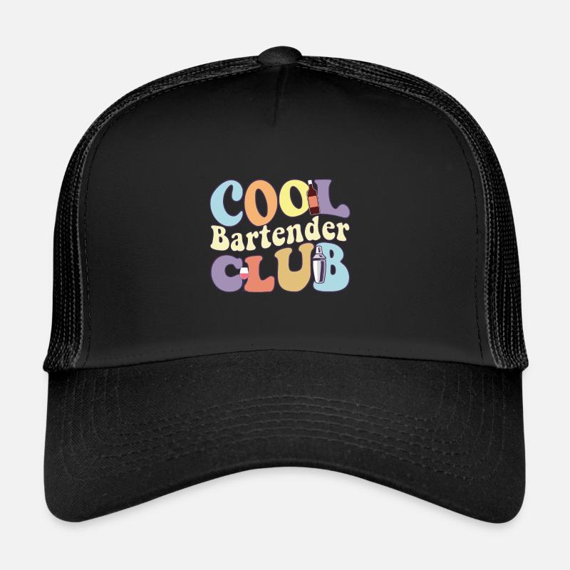 Cool Bartender Club Bartending Mixologist Team Casquette trucker 