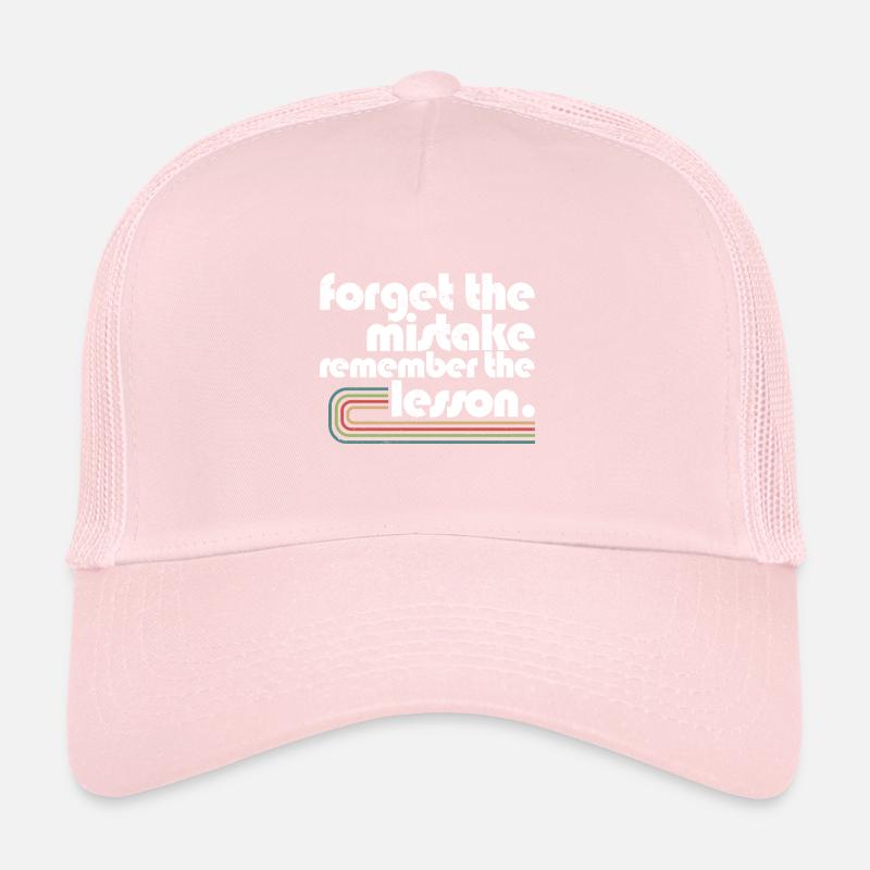 Oubliez l’erreur Souvenez-vous de l’enseignant de la leçon Casquette trucker 