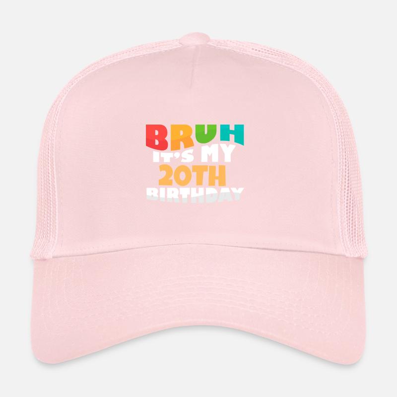 Bruh c’est mon 20e anniversaire vingtième anniversaire Casquette trucker 