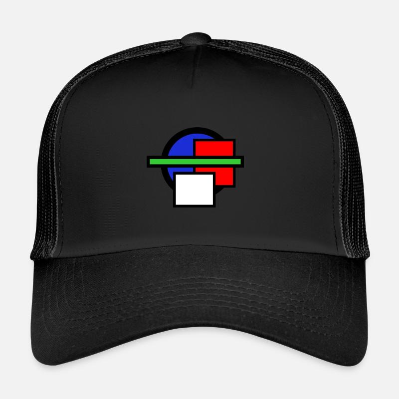 Moderne Kunst - Trucker Cap - Schwarz/Schwarz