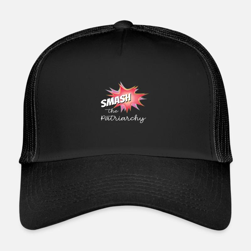 Smash the Patriarchy - Trucker Cap - Schwarz/Schwarz
