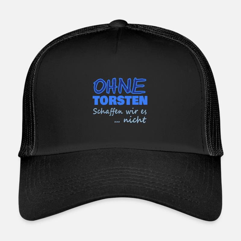 wir torsten - Trucker Cap - Schwarz/Schwarz