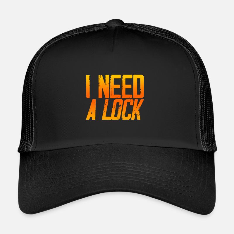 I Need A Lock 3 Trucker Cap