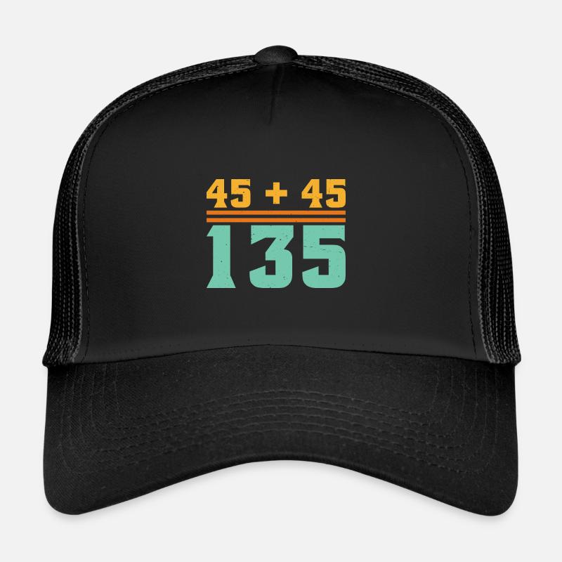 45 + 45 = 135 5 Casquette trucker 