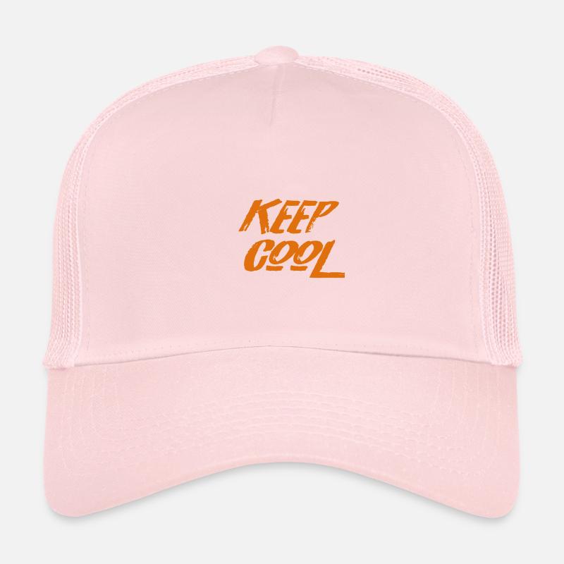 Keep Cool - Orange Casquette trucker 