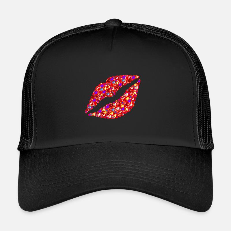Kisses - Trucker Cap - black/black