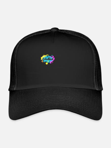 Schulkind Einschulung - Trucker Cap - Schwarz/Schwarz